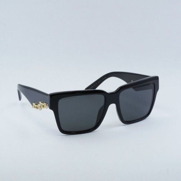 NEW DOLCE&GABBANA DG4436 501/87 BLACK DARK GREY SUNGLASSES - Picture 9 of 11